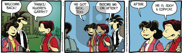 The Buckets on Monday March 6, 2017 Comic Strip