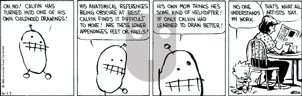 Calvin and Hobbes - Saturday June 17, 1989 Comic Strip