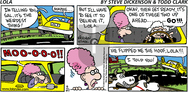 Lola on Sunday June 27, 2004 Comic Strip