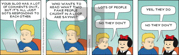 Nancy on Friday December 13, 2019 Comic Strip