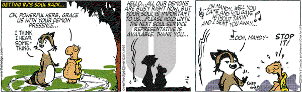 Over the Hedge on Thursday October 4, 2012 Comic Strip