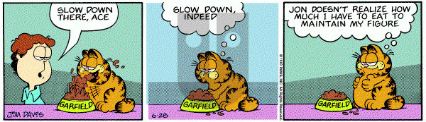 Garfield on Tuesday June 28, 1983 Comic Strip