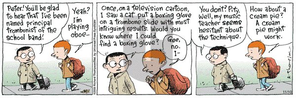 Cul de Sac on Monday November 10, 2008 Comic Strip