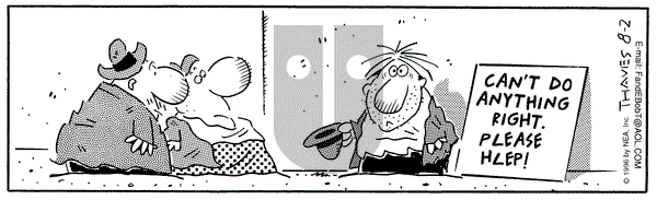 Frank and Ernest on Friday August 2, 1996 Comic Strip