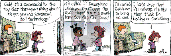 Cul de Sac on Tuesday December 6, 2016 Comic Strip
