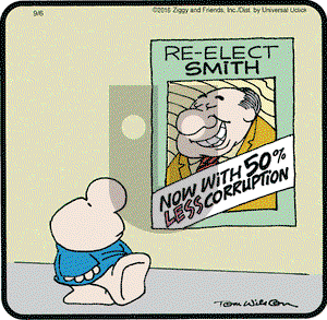 Ziggy on Tuesday September 6, 2016 Comic Strip