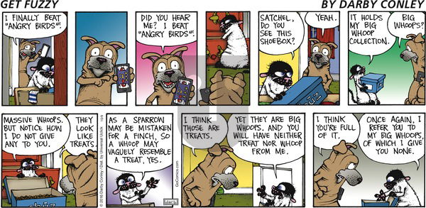 Get Fuzzy on Sunday October 9, 2016 Comic Strip