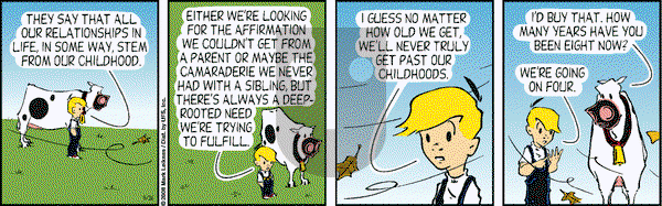 Cow and Boy Classics on Friday September 26, 2008 Comic Strip