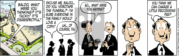 Baldo - Saturday June 29, 2002 Comic Strip