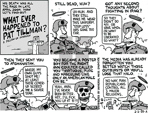 Ted Rall on Tuesday February 8, 2005 Comic Strip