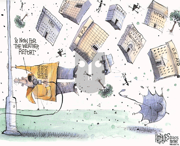 Matt Davies on Monday March 3, 2025 Comic Strip