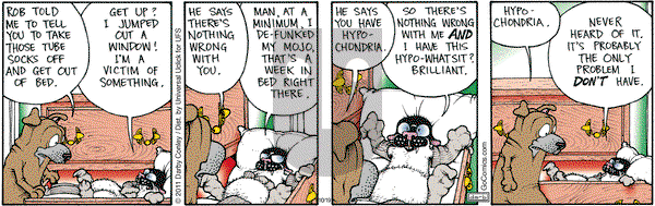 Get Fuzzy on Saturday October 19, 2013 Comic Strip