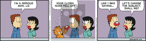 Garfield on Friday March 8, 2019 Comic Strip