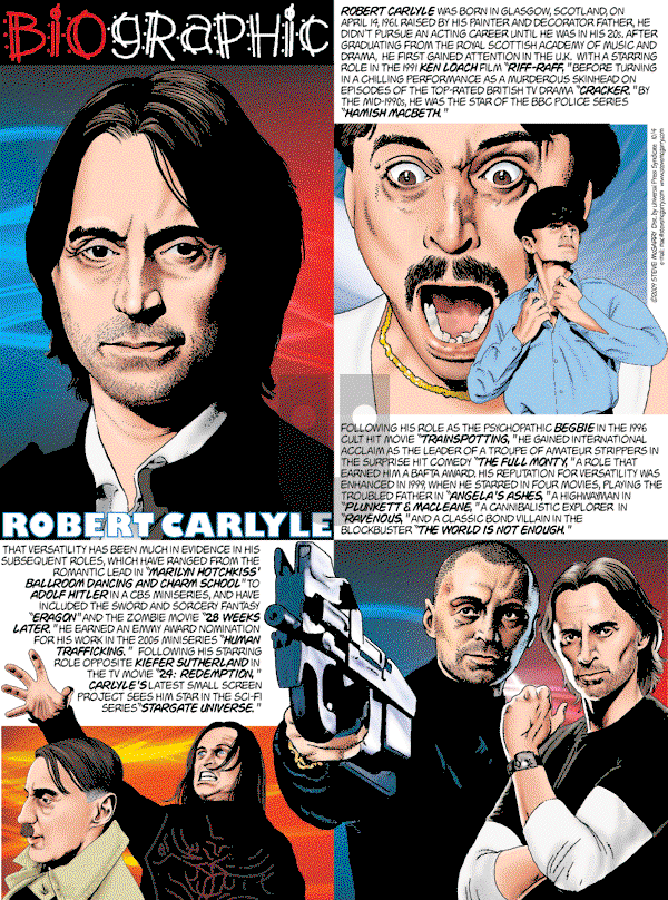 Biographic on Sunday October 4, 2009 Comic Strip