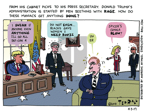 Ted Rall on Monday April 3, 2017 Comic Strip