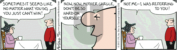 The Born Loser on Tuesday October 23, 2012 Comic Strip