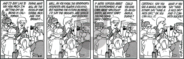 Doonesbury on Friday June 8, 1979 Comic Strip