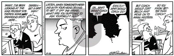 Doonesbury on Thursday October 16, 1997 Comic Strip