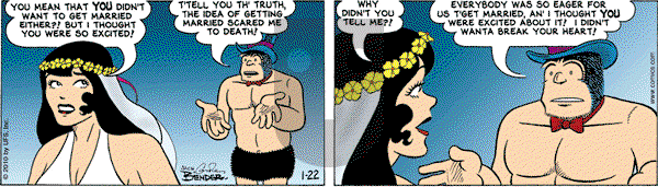 Alley Oop on Friday January 22, 2010 Comic Strip