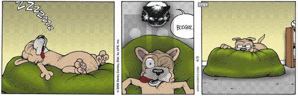 Get Fuzzy on Wednesday April 5, 2006 Comic Strip