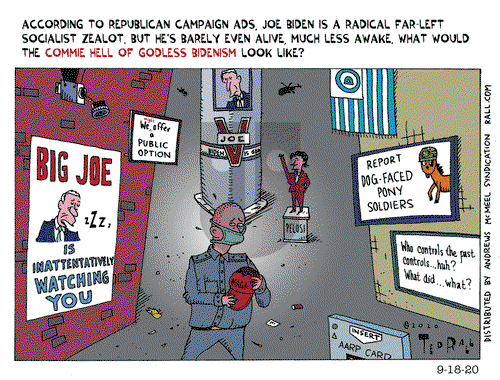 Ted Rall on Friday September 18, 2020 Comic Strip