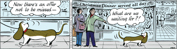 Fred Basset on Tuesday December 20, 2016 Comic Strip