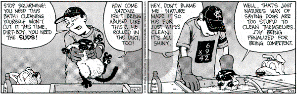 Get Fuzzy on Monday May 28, 2001 Comic Strip