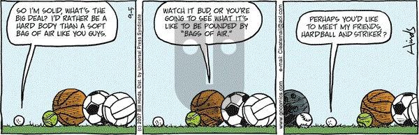 Cleats on Wednesday September 5, 2007 Comic Strip