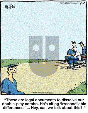 In the Bleachers on Monday August 11, 2008 Comic Strip