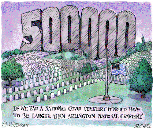 Matt Wuerker on Tuesday February 23, 2021 Comic Strip