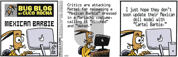 La Cucaracha on Saturday September 20, 2014 Comic Strip