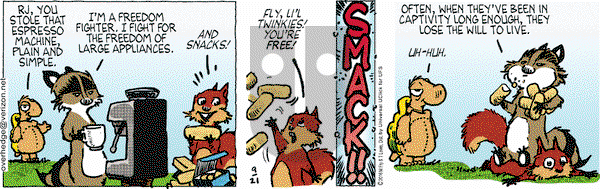 Over the Hedge on Wednesday September 21, 2016 Comic Strip