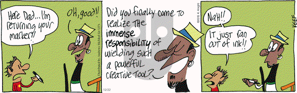 The Knight Life on Saturday December 22, 2018 Comic Strip