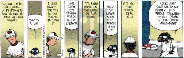 Get Fuzzy on Thursday December 7, 2006 Comic Strip