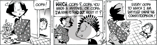 Rose is Rose - Monday October 20, 2003 Comic Strip