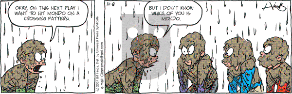 Cleats - Saturday December 8, 2007 Comic Strip