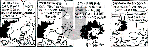 Baby Blues on Saturday January 21, 1995 Comic Strip
