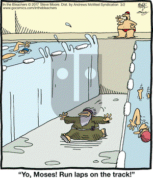 In the Bleachers on Thursday March 2, 2017 Comic Strip