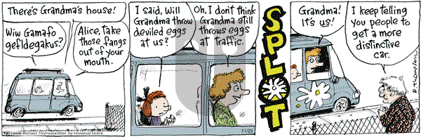 Cul de Sac on Monday November 25, 2013 Comic Strip