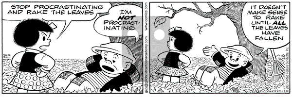 Nancy on Wednesday November 28, 2007 Comic Strip