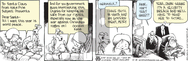 Non Sequitur - Tuesday December 18, 2007 Comic Strip