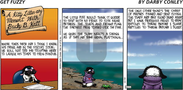 Get Fuzzy on Sunday December 19, 2004 Comic Strip