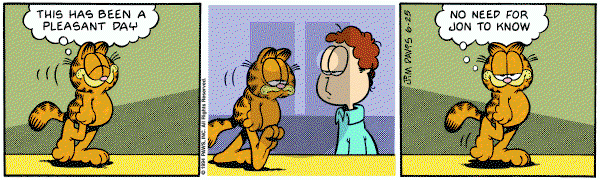 Garfield on Saturday June 25, 1994 Comic Strip