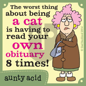 Aunty Acid on Thursday September 18, 2014 Comic Strip