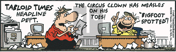 Frank and Ernest on Monday April 14, 2008 Comic Strip