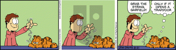 Garfield - Wednesday August 21, 2013 Comic Strip