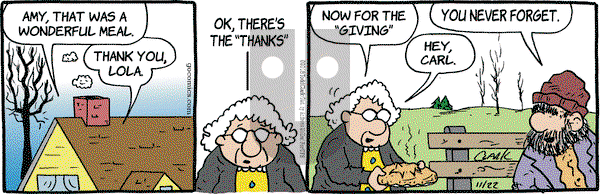 Lola on Thursday November 22, 2018 Comic Strip