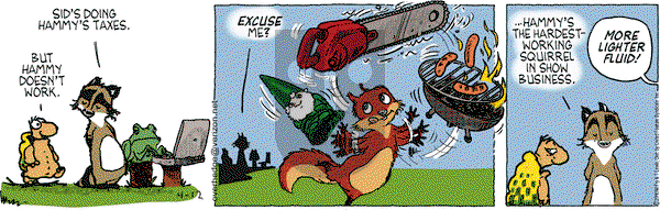 Over the Hedge on Monday April 12, 2010 Comic Strip