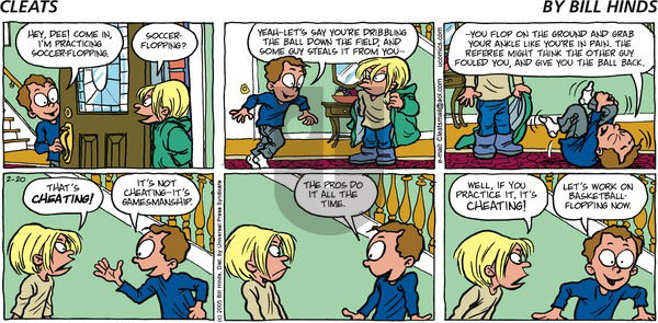 Cleats on Sunday May 22, 2005 Comic Strip