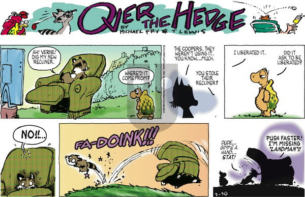 Over the Hedge on Sunday March 30, 2025 Comic Strip